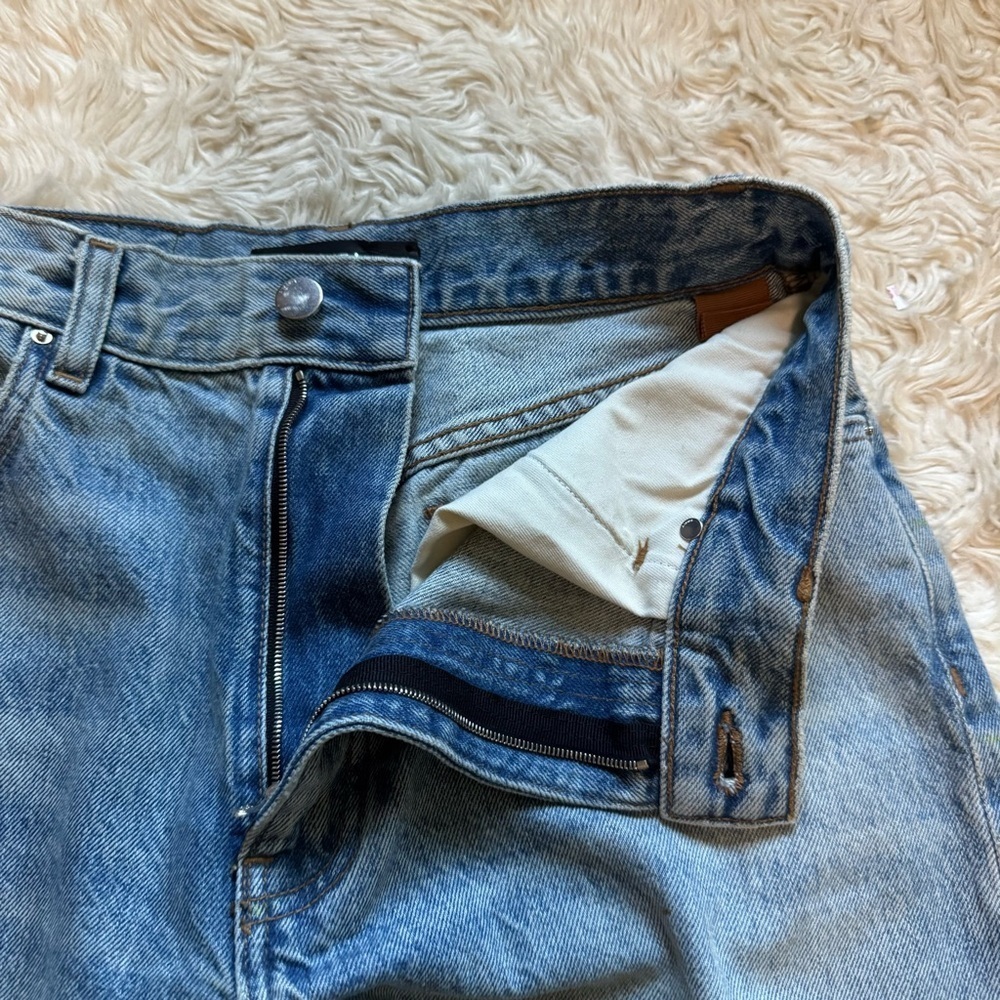 AMIRI Baggy Mid- Rise Wide Leg Cargo Jeans - Size Small - Picture 7 of 11